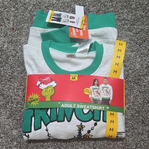 The Grinch Green and White Sweatshirt